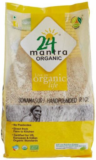 Picture of 24 Mantra Org Sona Masoori Hand Pounded 10Lb