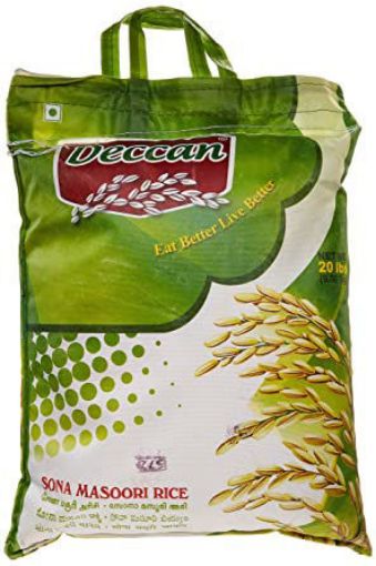 Picture of Deccan Sonamasoori Rice 20 Lb